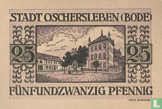 Oschersleben am Bode, Stadt - 25 Pfennig 1921  - Afbeelding 2
