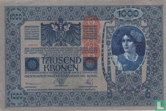 1000 kronen Note - Image 1