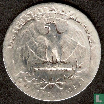 Vereinigte Staaten ¼ Dollar 1942 (D) - Bild 2