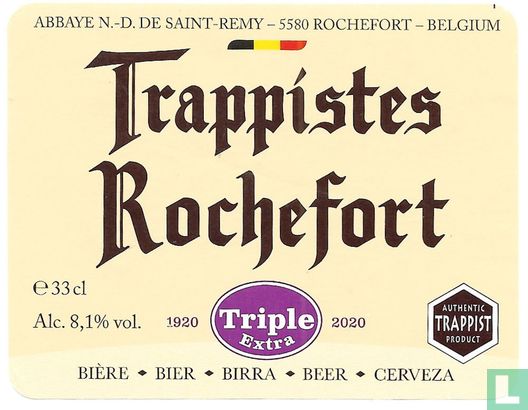 Rochefort Triple Extra - Afbeelding 1