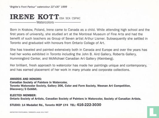 Irene Kott 'Brigitte's Front Parlour' - Image 2