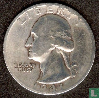 États-Unis ¼ dollar 1941 (S) - Image 1