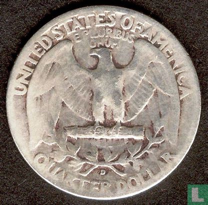 États-Unis ¼ dollar 1941 (D) - Image 2