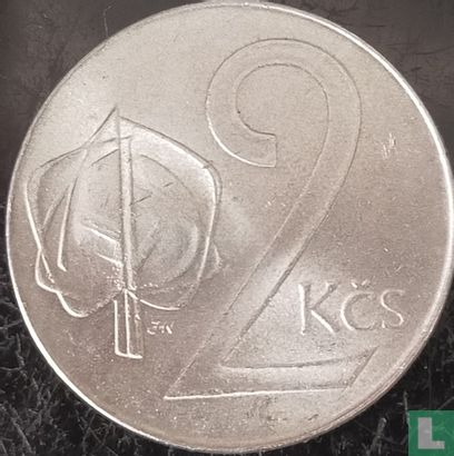 Czechoslovakia 2 koruny 1992 - Image 2