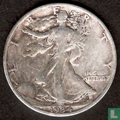 Verenigde Staten ½ dollar 1934 (zonder letter) - Afbeelding 1