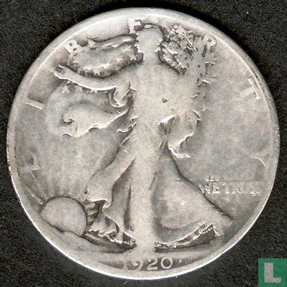 Vereinigte Staaten ½ Dollar 1920 (ohne Buchstabe) - Bild 1