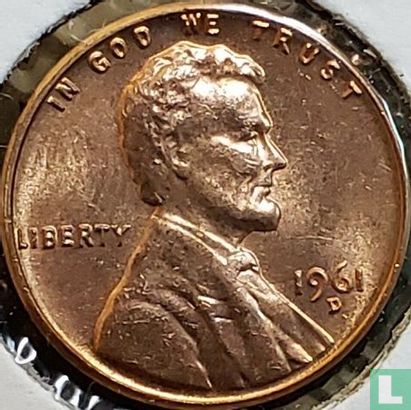 États-Unis 1 cent 1961 (D) - Image 1