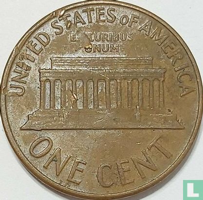 United States 1 cent 1961 (D - misstrike) - Image 2