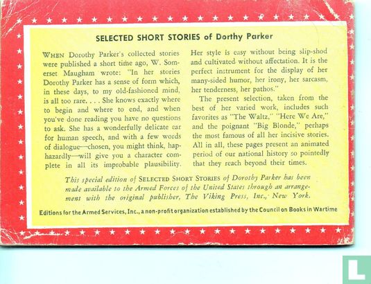 Selected short stories of Dorothy Parker - Afbeelding 2