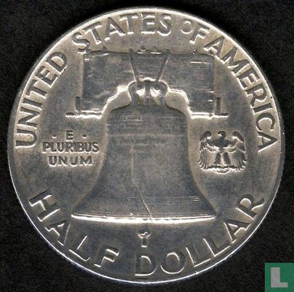 Vereinigte Staaten ½ Dollar 1959 (ohne Buchstabe - Typ 1) - Bild 2