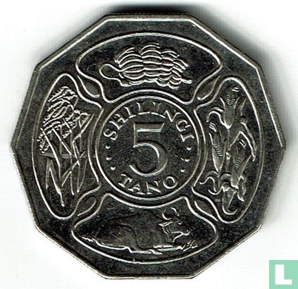 Tanzania 5 shilingi 1991 - Image 2