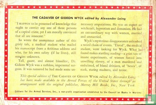 The cadaver of Gideon Wyck - Image 2