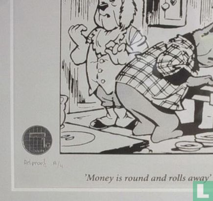 Money is round and rolls away [ Art proof (5) ] - Bild 2