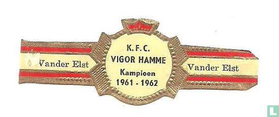 K.F.C. Vigor Hamme kampioen 1961-1962 - Afbeelding 1
