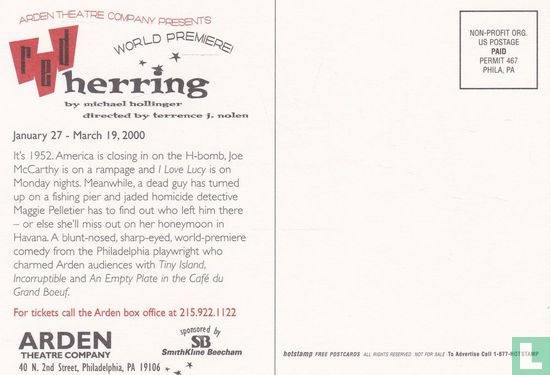 Arden Theatre Company - red herring - Afbeelding 2