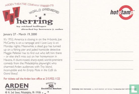 Arden Theatre Company - red herring  - Afbeelding 2