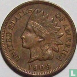 Verenigde Staten 1 cent 1908 (zonder letter) - Afbeelding 1