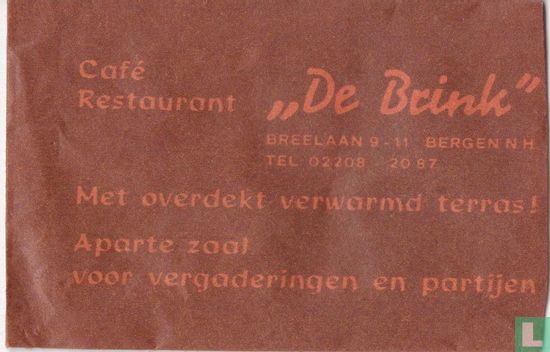 Café Restaurant "De Brink" - Afbeelding 1