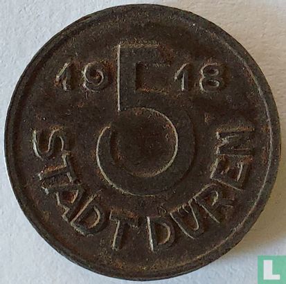 Düren 5 pfennig 1918 - Afbeelding 1