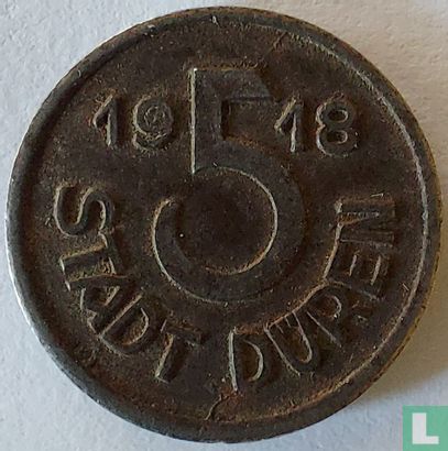 Düren 5 pfennig 1918 - Afbeelding 2