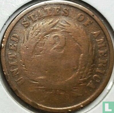Verenigde Staten 2 cents 1866 - Afbeelding 2