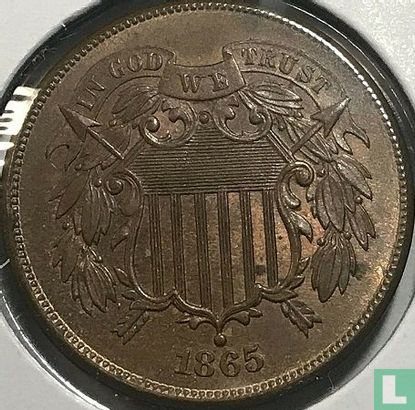 Verenigde Staten 2 cents 1865 (type 2) - Afbeelding 1