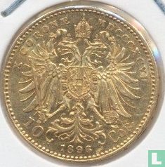 Austria 10 corona 1896 - Image 1