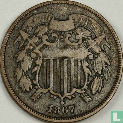 Verenigde Staten 2 cents 1867 (type 2) - Afbeelding 1