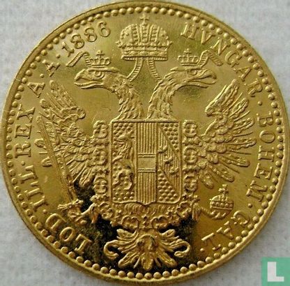 Autriche 1 ducat 1886 - Image 1