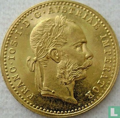 Austria 1 ducat 1886 - Image 2