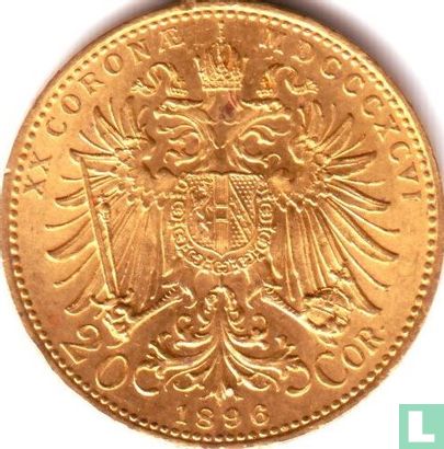 Austria 20 corona 1896 - Image 1