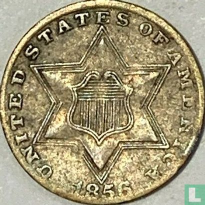 États-Unis 3 cents 1856 - Image 1