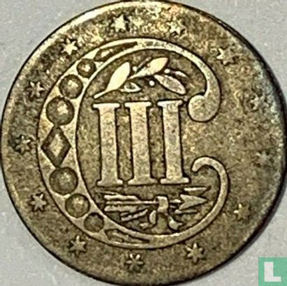 États-Unis 3 cents 1856 - Image 2