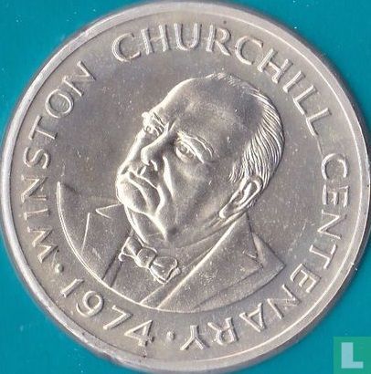 Turks- en Caicoseilanden 20 crowns 1974 "100th anniversary Birth of Winston Churchill" - Afbeelding 1