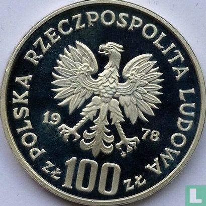 Pologne 100 zlotych 1978 (BE) "Moose" - Image 1