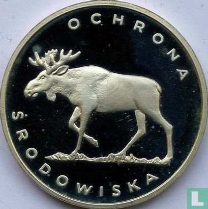 Poland 100 zlotych 1978 (PROOF) "Moose" - Image 2