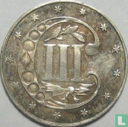 United States 3 cents 1862 - Image 2