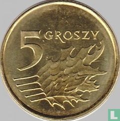 Pologne 5 groszy 2020 - Image 2