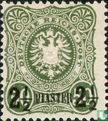 Figure and eagle with overprint