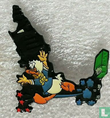 Donald Duck met vuurwerk - Afbeelding 1