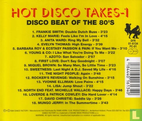 Hot Disco Takes-1 Disco Beat Of The 80's - Afbeelding 2