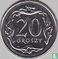 Polen 20 groszy 2019 (koper-nikkel) - Afbeelding 2