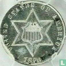 Verenigde Staten 3 cents 1870 (zilver) - Afbeelding 1