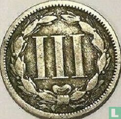 Verenigde Staten 3 cents 1870 (koper-nikkel) - Afbeelding 2