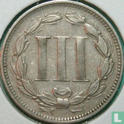 Vereinigte Staaten 3 Cent 1871 (Kupfer-Nickel) - Bild 2