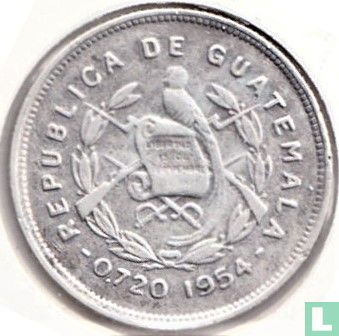 Guatemala 25 centavos 1954 - Image 1