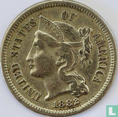 Vereinigte Staaten 3 Cent 1882 - Bild 1