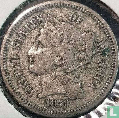 United States 3 cents 1879 - Image 1