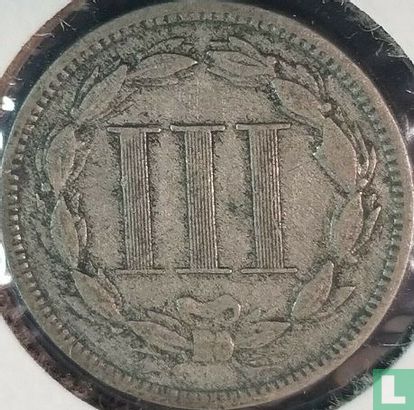United States 3 cents 1879 - Image 2