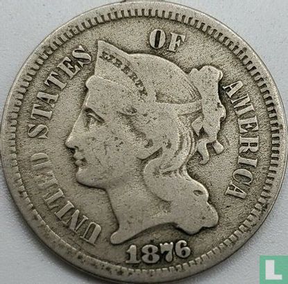 Verenigde Staten 3 cents 1876 - Afbeelding 1